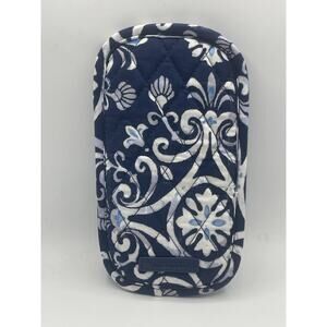 Vera Bradley Double Eye Case Steel Blue Medallion Cotton